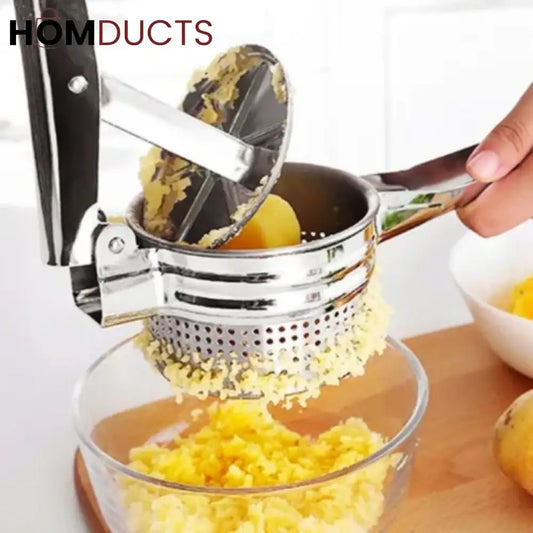 Stainless Steel Potato Masher And Manual Juicer Squeezer