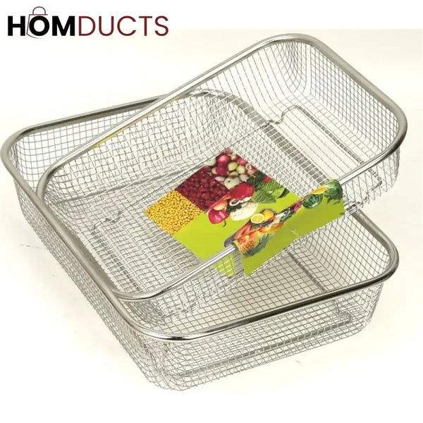 Stainless Steel Rectangular Colandar