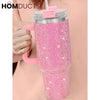 Stainless Steel Rhinestone Tumbler