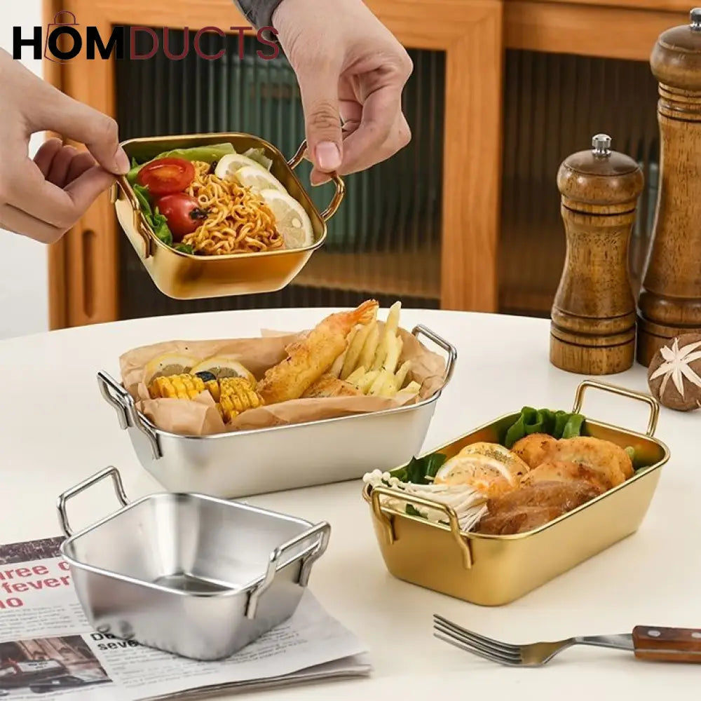 Stainless Steel Serving Tray