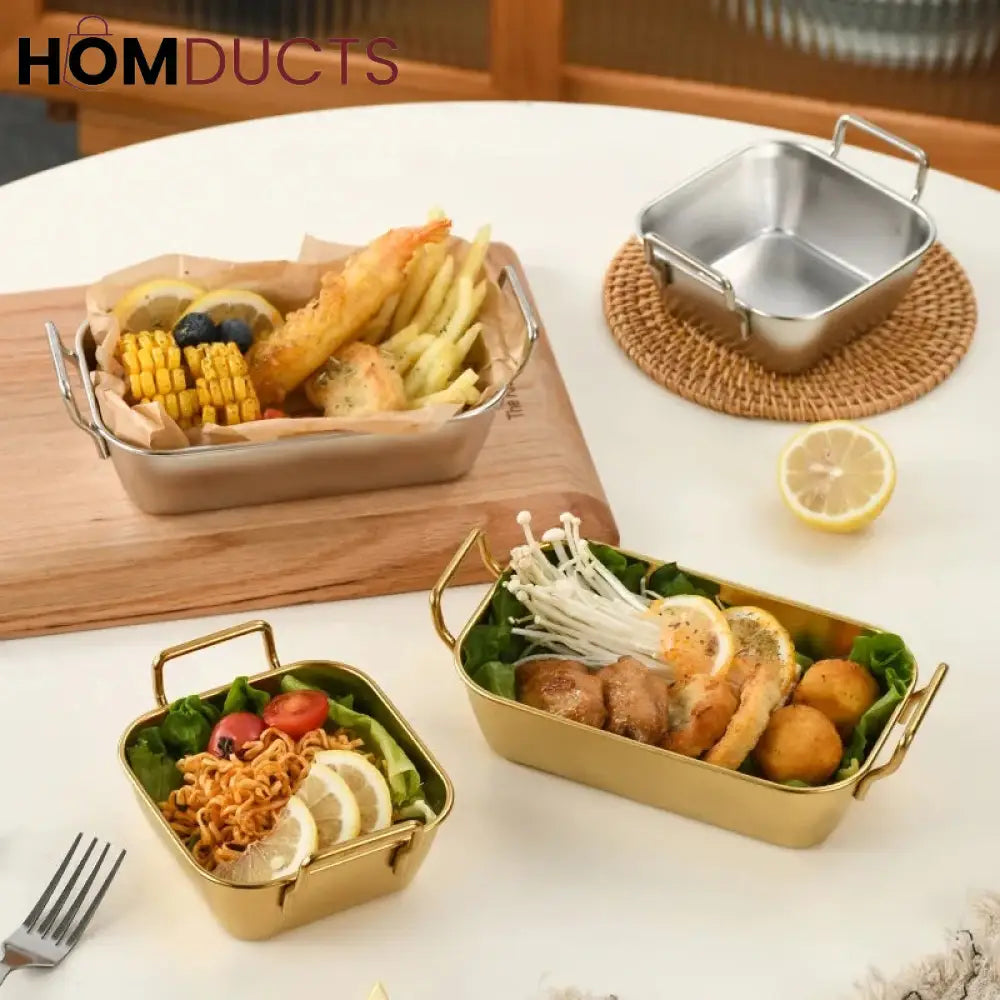 Stainless Steel Serving Tray