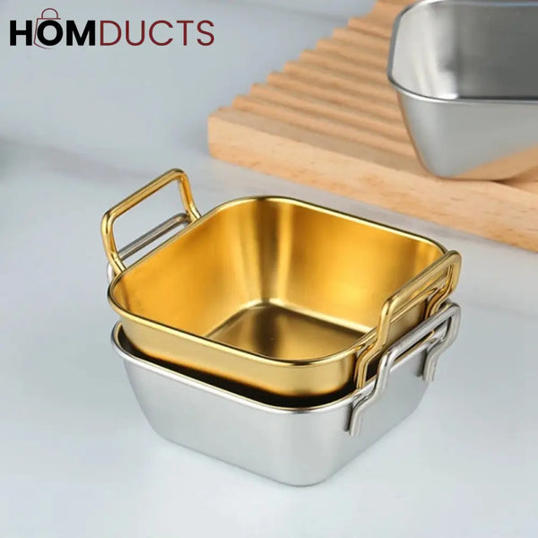 Stainless Steel Serving Tray Med