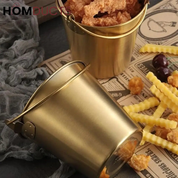 Stainless Steel Snack Bucket