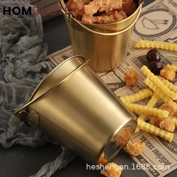 Stainless Steel Snack Bucket