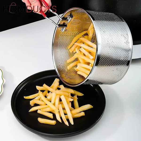 Stainless Steel Steamer And Frying Basket
