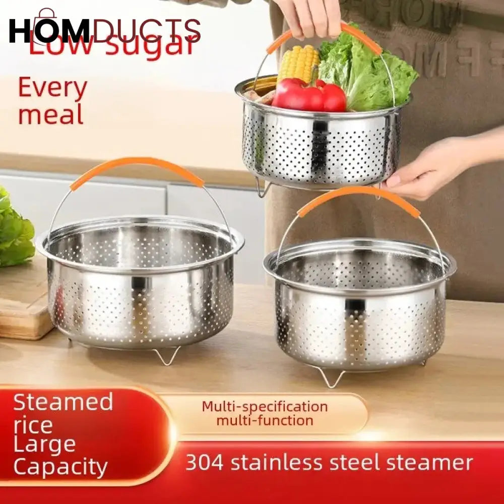 Stainless Steel Steamer And Frying Basket