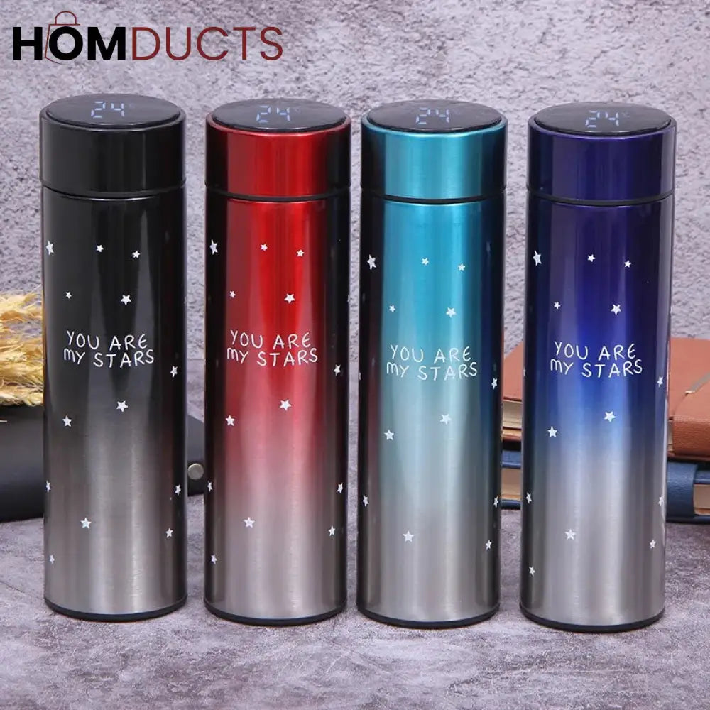 Stainless Steel Thermos Water With Temperature