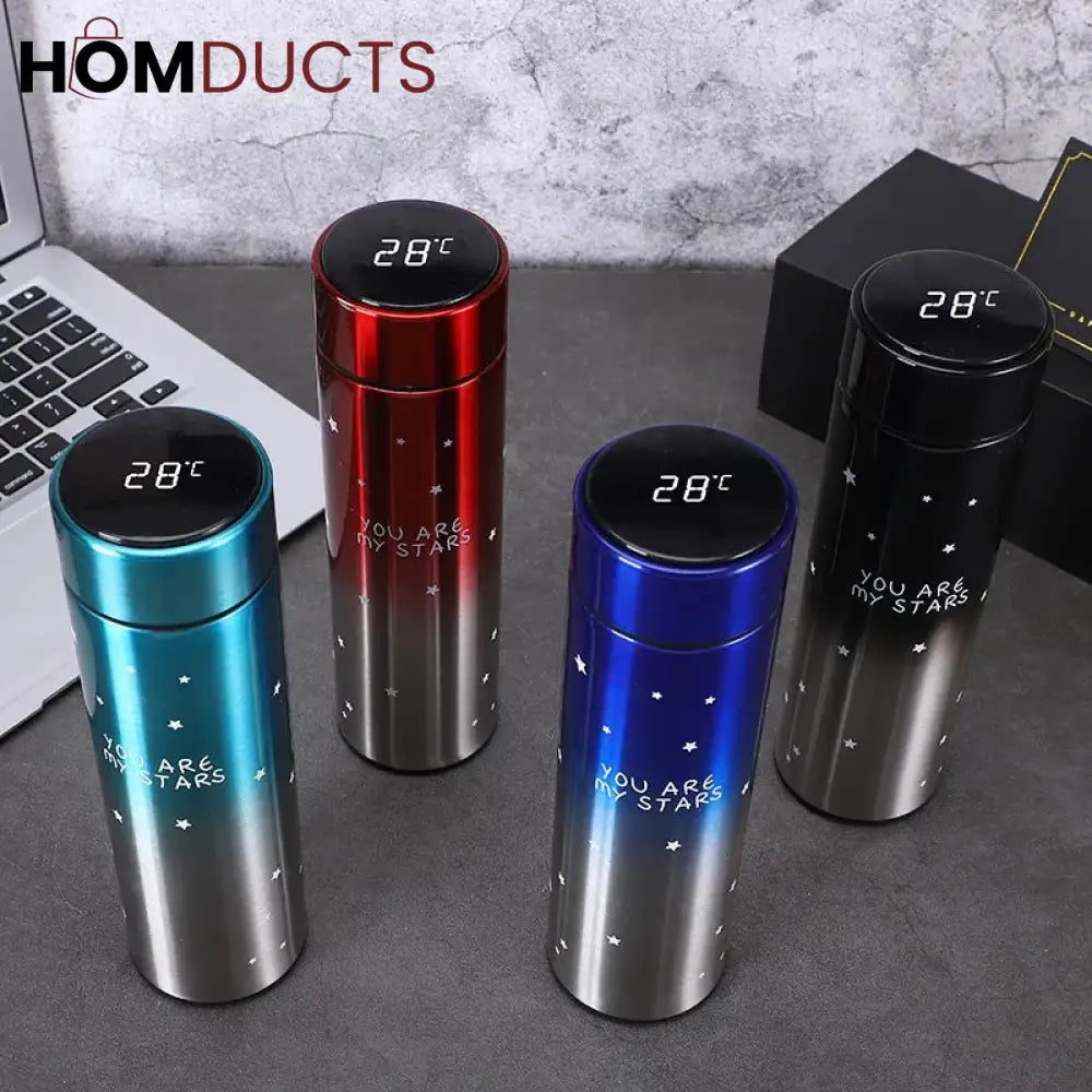 Stainless Steel Thermos Water With Temperature