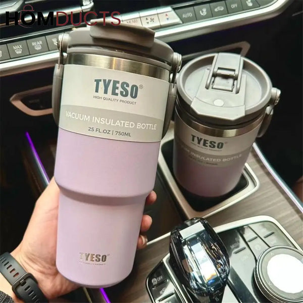 Stainless Steel Tumbler With Straw (750Ml)