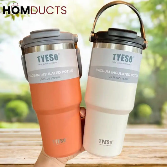 Stainless Steel Tumbler With Straw (750Ml)