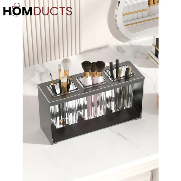 Stainless Steel Utensil Holder for Kitchen Countertop – Modern Cutlery Drying Rack with Drainage for Spoons Forks and