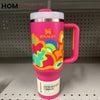 Stanley 40oz Quencher H2.0 Tumbler - Tropical Wave Edition: Stay Hydrated in Style