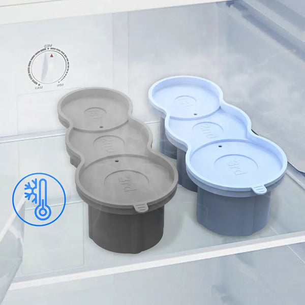 Stanley Ice Cube Tray with Stainless Steel Tong – Easy-Release Silicone Mold for Large Ice Cubes