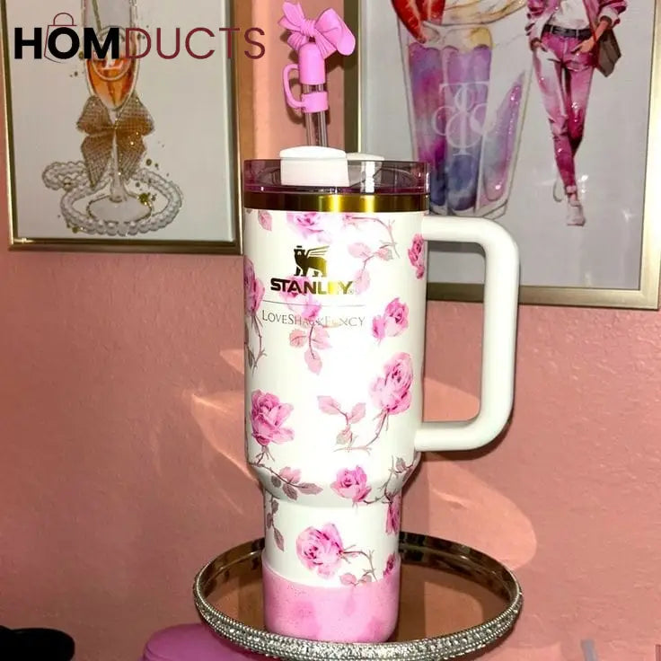 Stanley Love Shack Tumbler With Straw Cover And Gift Box Packing
