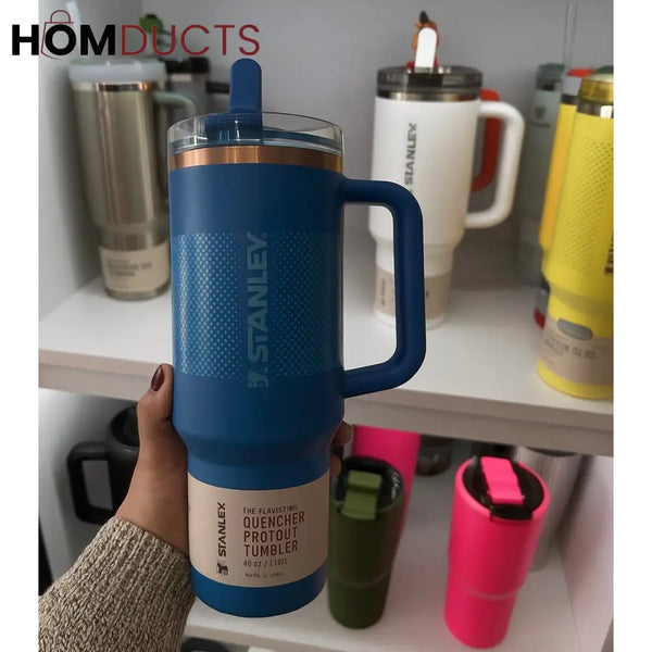 Stanley Quencher H2.0 FlowState™ Tumbler – Deep Ocean Blue | 40 oz