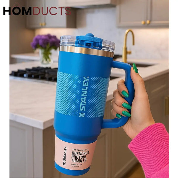Stanley Quencher H2.0 FlowState™ Tumbler – Deep Ocean Blue | 40 oz