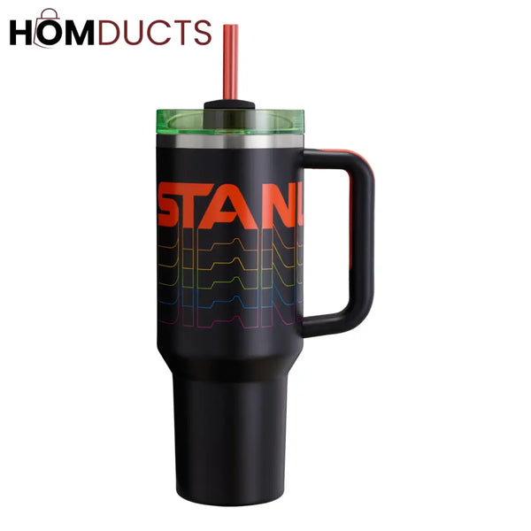 STANLEY QUENCHER H2.0 TUMBLER 40OZ - BLACK REVERB | Stay Hydrated in Style