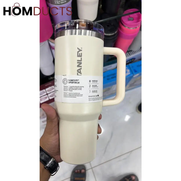 Stanley Quencher ProTour 1.18L: Leakproof Flip Straw Tumbler for All-Day Hydration Cream