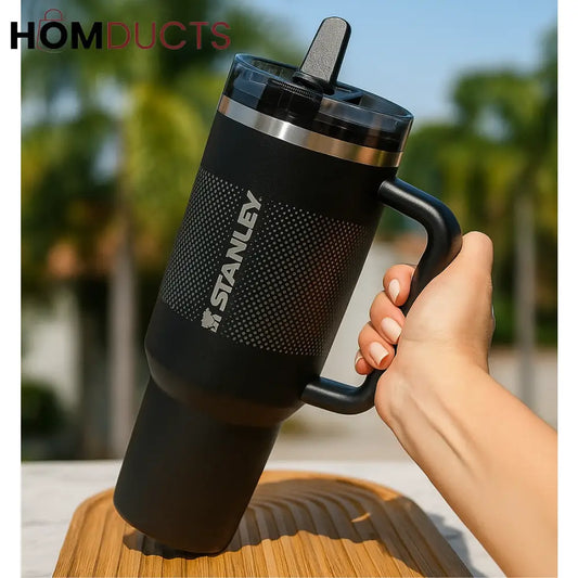 Stanley Quencher ProTour Tumbler – 40oz Black Flip Straw Mug