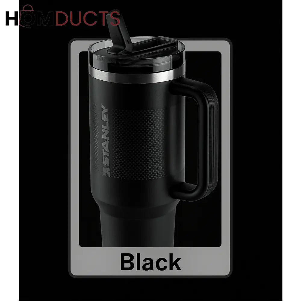 Stanley Quencher ProTour Tumbler – 40oz Black Flip Straw Mug