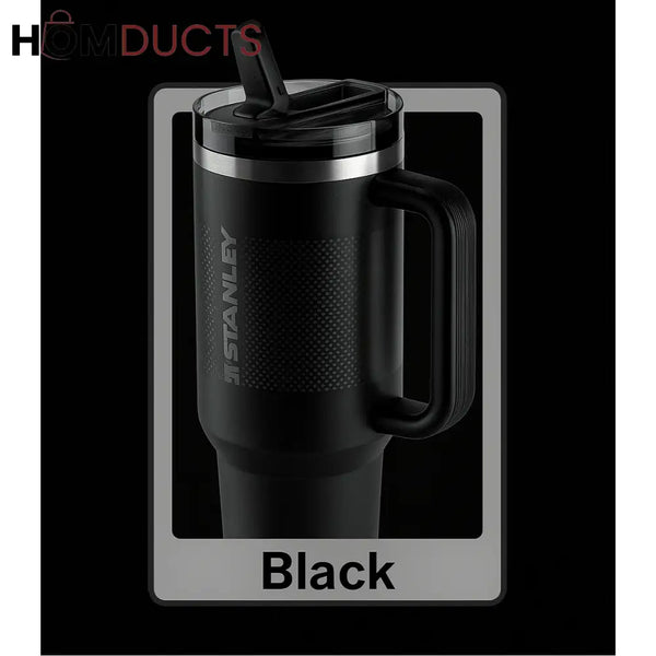 Stanley Quencher ProTour Tumbler – 40oz Black Flip Straw Mug