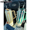 Stanley Quencher Tumbler with Handle – 40oz Striped Travel Mug with Straw & Lid for Iced Coffee Water & More