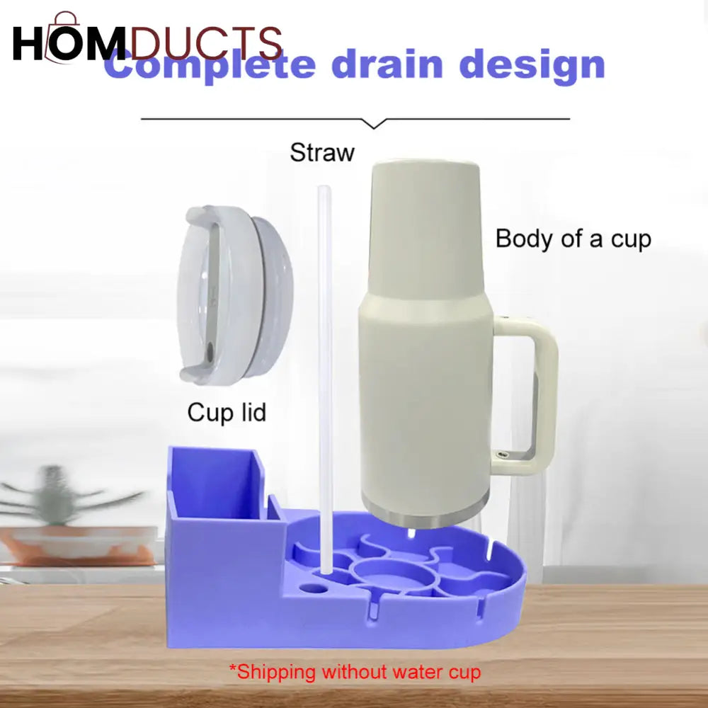 Stanley Silicone Dish Drying & Draining Mat for Kitchen Countertop – Heat Resistant Non Slip