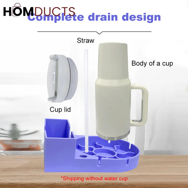 Stanley Silicone Dish Drying & Draining Mat for Kitchen Countertop – Heat Resistant Non Slip