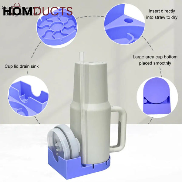 Stanley Silicone Dish Drying & Draining Mat for Kitchen Countertop – Heat Resistant Non Slip