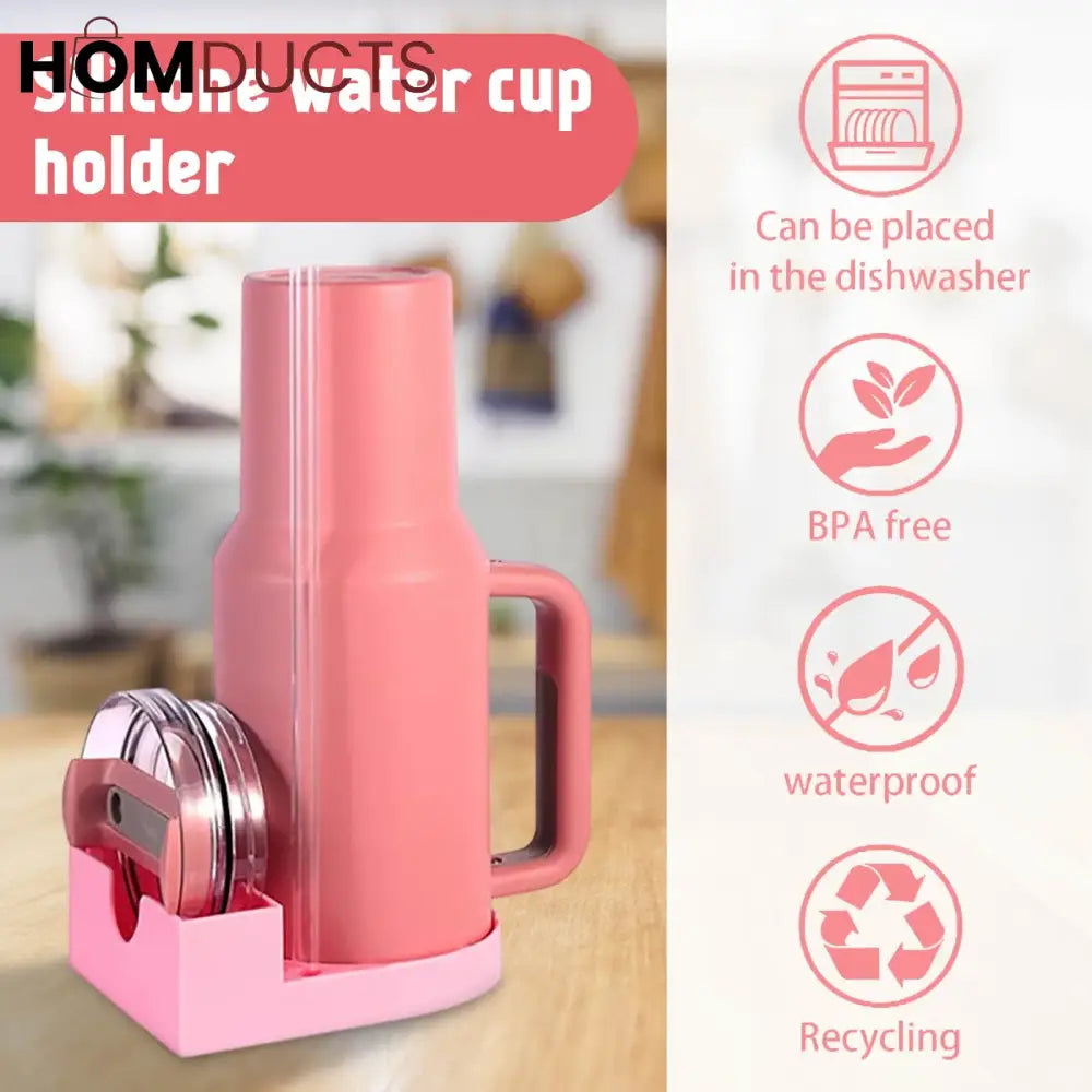 Stanley Silicone Dish Drying & Draining Mat for Kitchen Countertop – Heat Resistant Non Slip