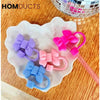 Stanley Tumbler Straw Toppers - 4 Pack Silicone Bow Design | Dust & Splash Proof