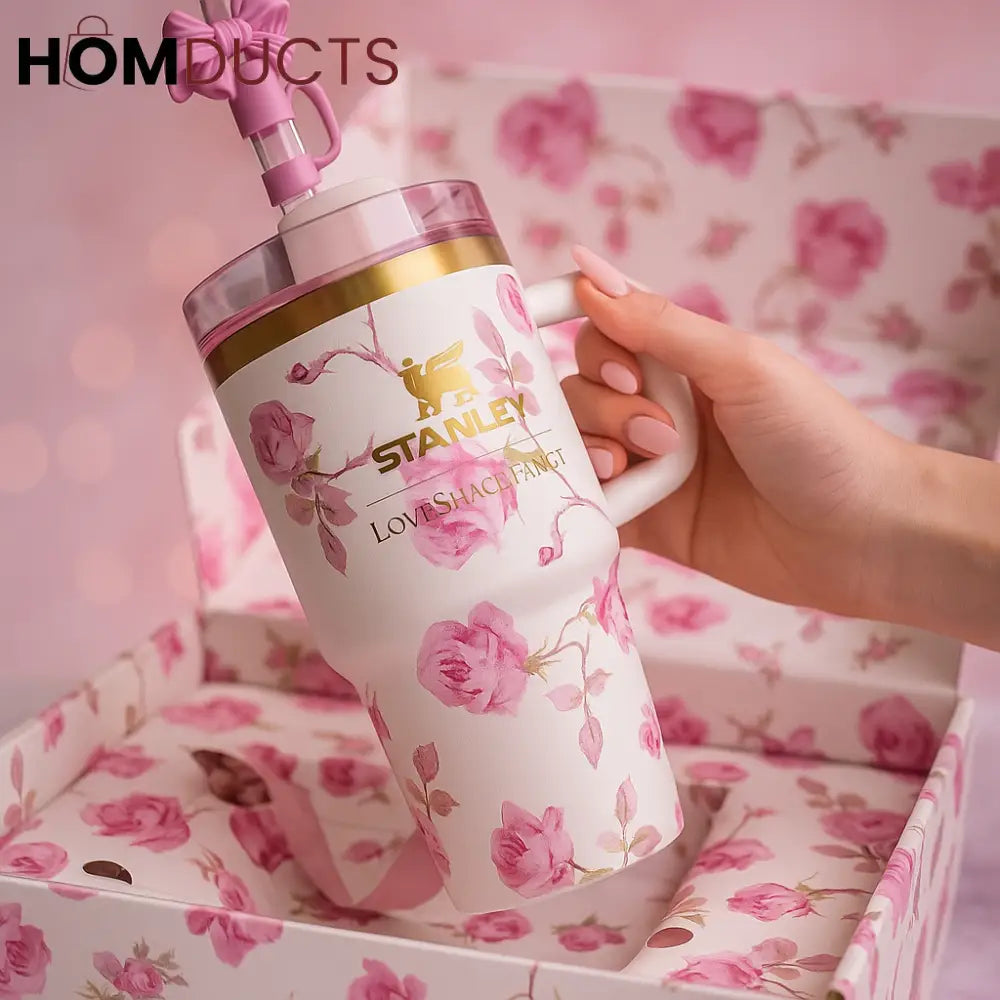 Stanley x LoveShackFancy Floral Luxe Gift Tumbler Collection Style 4