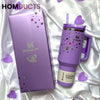 Stanley x OPI Olivia Purple Star Tumbler – 40 oz Limited Edition Quencher H2.0 with Straw