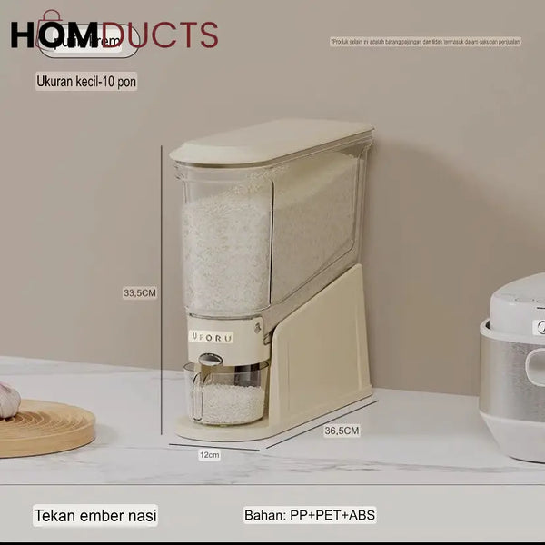 Stay Fresh & Organized: Premium Cereal Dispenser - 5.5 Kg Capacity