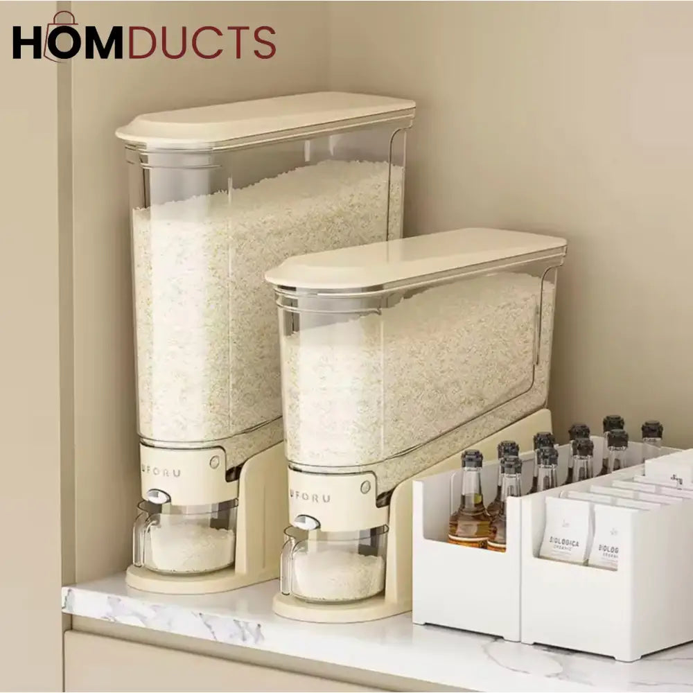 Stay Fresh & Organized: Premium Cereal Dispenser - 5.5 Kg Capacity Food Dispensers