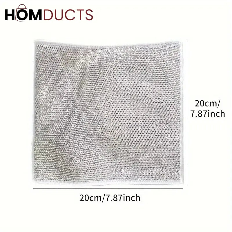 Steel Wire Cleaning Cloth (4Pcs)