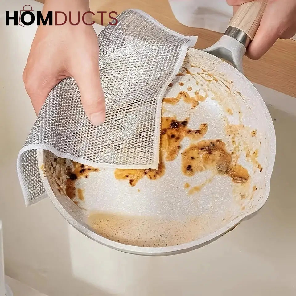 Steel Wire Cleaning Cloth (4Pcs)