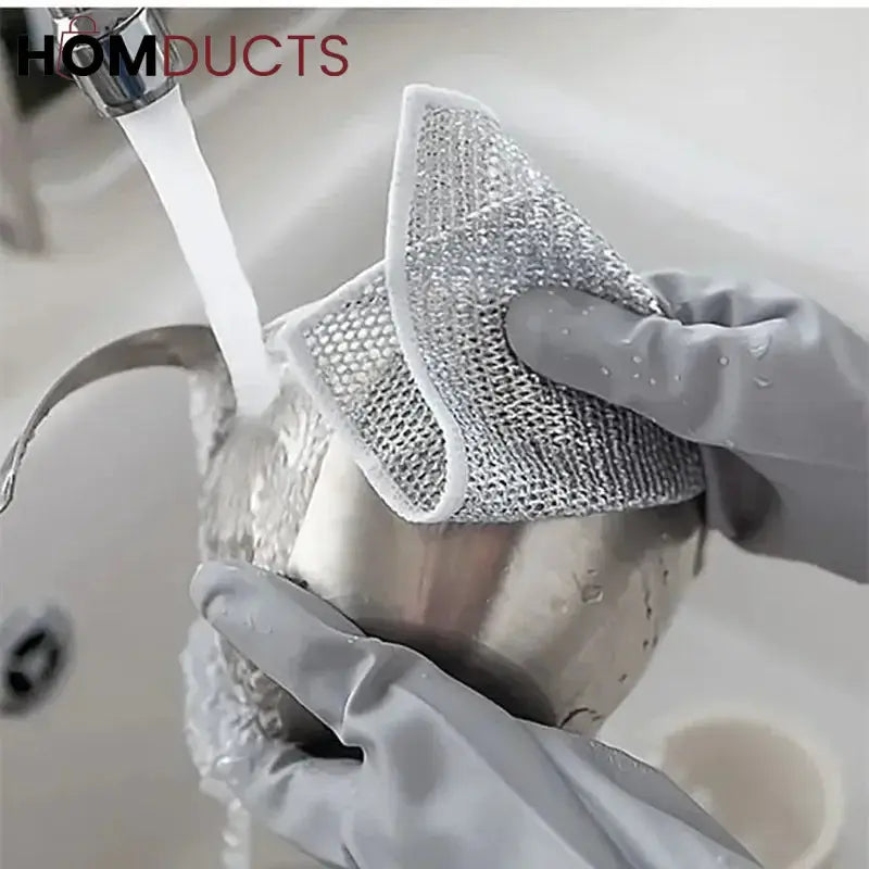 Steel Wire Cleaning Cloth (4Pcs)