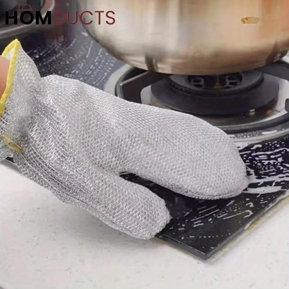 Steel Wire Dish Cleaning Gloves