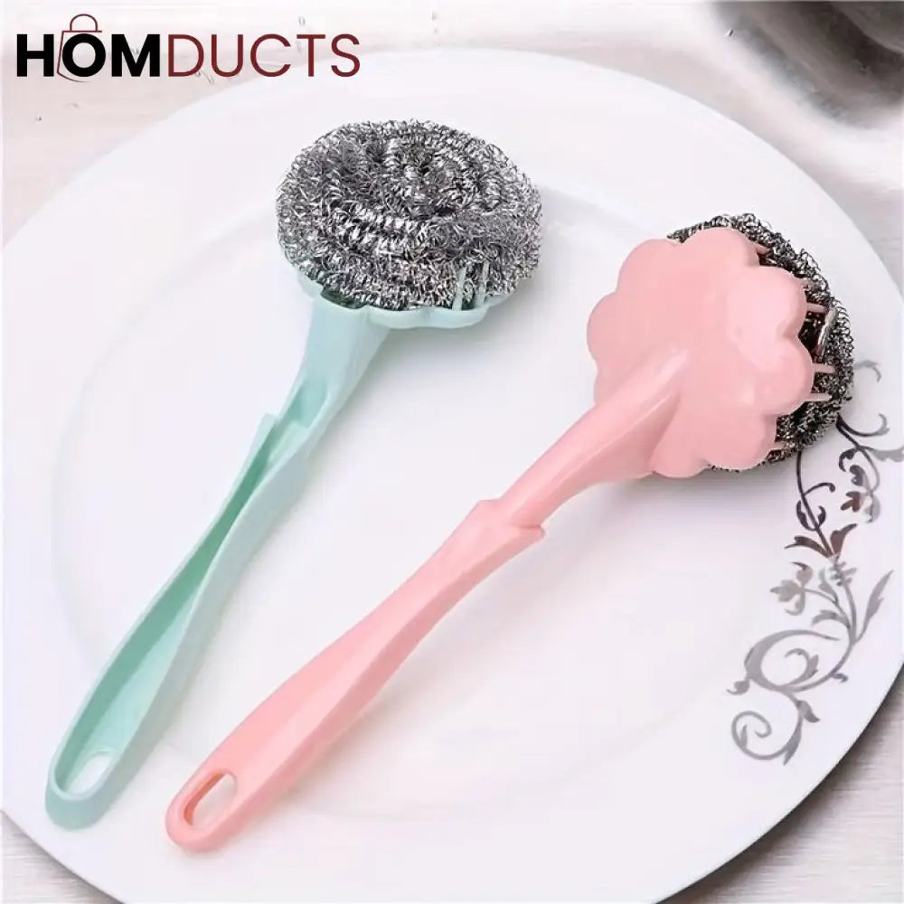 Steel Wire Long Handle Cleaning Brush