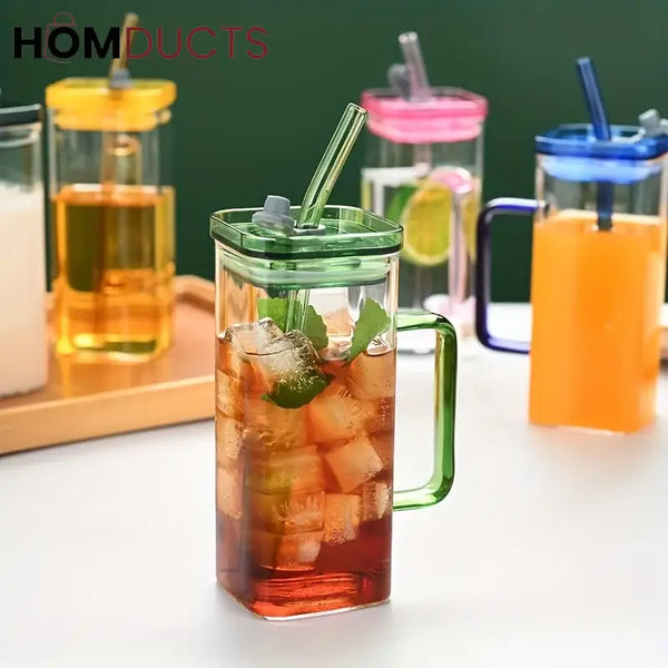 Straw Cup With Lid