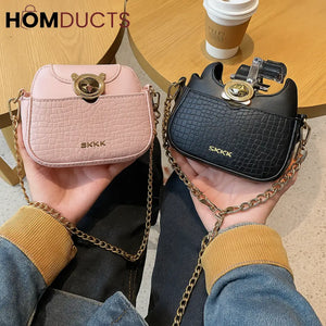Stylish Bag-Shaped Water Bottle with Portable Straw - Blush Pink