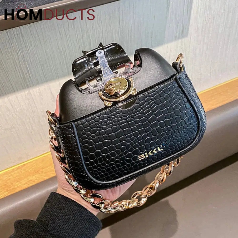 Stylish Bag-Shaped Water Bottle with Portable Straw - Blush Pink Style 2