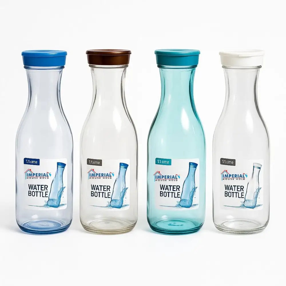 Stylish Clear Plastic Water Bottle with Airtight Flip Lid - Perfect for Juice & Fridge Storage