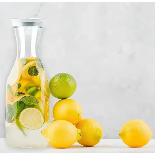 Stylish Clear Plastic Water Bottle with Airtight Flip Lid - Perfect for Juice & Fridge Storage