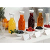 Stylish Clear Plastic Water Bottle with Airtight Flip Lid - Perfect for Juice & Fridge Storage
