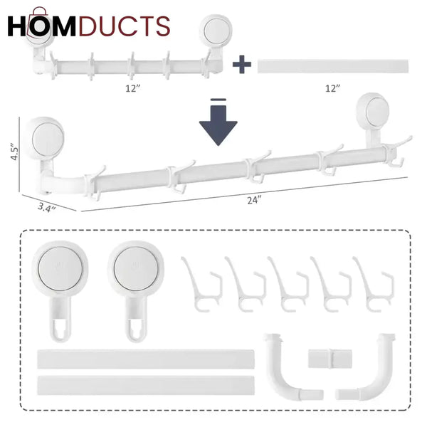 Suction Towel Stand No Drilling