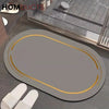 Super Absorbent Nonslip Matt Brown