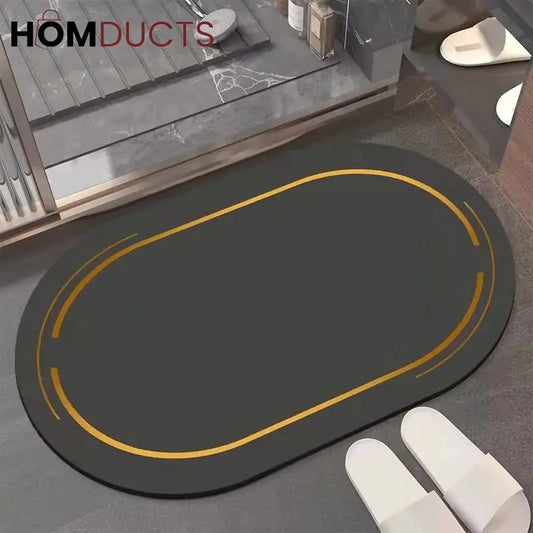 Super Absorbent Nonslip Matt Grey