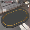 Super Absorbent Nonslip Matt Grey